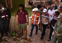 Durazo supervisa daños por lluvias en Nogales; activa apoyo para familias y reparación de infraestructura