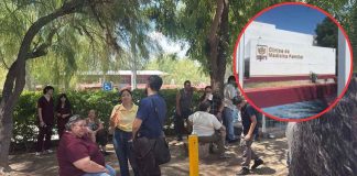 Atienden Bomberos reporte de corto circuito en clínica de medicina familiar del ISSSTE en Hermosillo