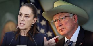Ken Salazar expresó respeto por AMLO y negó tener indicios de vínculos de Rocha Moya con algún cártel: Sheinbaum Ken Salazar expresó respeto por AMLO y negó tener indicios de vínculos de Rocha Moya con algún cártel: Sheinbaum