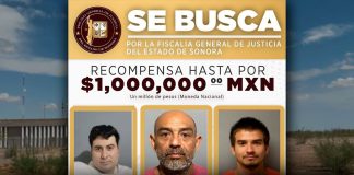 Ofrecen un millón de pesos por información para recapturar a tres reos fugados del Cereso 2 de Hermosillo