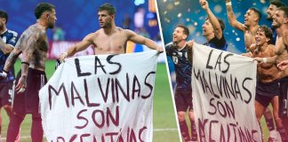 “Las Malvinas son argentinas”: El polémico mensaje que mostraron los jugadores de Argentina tras vencer a Inglaterra "Las Malvinas son argentinas": El polémico mensaje que mostraron los jugadores de Argentina tras vencer a Inglaterra