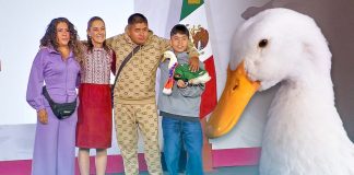 Tras hacerse famoso en el Mundial, Pato Merlín recibe casa nueva junto a su familia