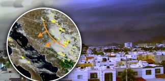 Prevén lluvias, granizo y fuertes rachas de viento para las próximas horas en varias regiones de Sonora