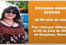 Buscan a Rossana Ramos, de 60 años; desapareció en la colonia Centro de Guaymas Buscan a Rossana Ramos, de 60 años; desapareció en la colonia Centro de Guaymas