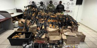 Aseguran 81 armas largas, cuatro ametralladoras y casi 275 mil cartuchos en operativo en SLRC