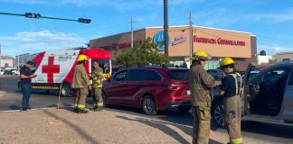 Se registra choque por alcance al Norte de Hermosillo