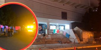 Atienden Bomberos y Protección Civil conato de incendio por posibles fallas eléctricas en el Congreso del Estado