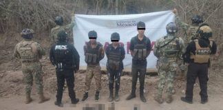 Marina rescata a un hombre y detiene tres presuntos integrantes del Cártel de Sinaloa; dos son menores
