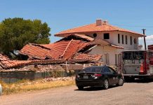 Colapsa antigua estación del ferrocarril en Magdalena de Kino; autoridades evalúan daños