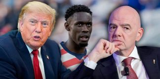 Infantino confirma que habló con Trump, pero el Comité Disciplinario de FIFA tomó la decisión en caso Balogun Infantino confirma que habló con Trump, pero el Comité Disciplinario de FIFA tomó la decisión en caso Balogun