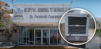 Presume director del ISSSTE llegada coolers para hospital de Hermosillo tras protestas por falta de aire acondicionado