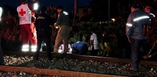 Tren arrolla a un hombre y lo deja lesionado en Empalme