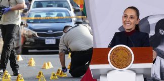 México registró 20 homicidios dolosos el 13 de agosto, cifra más baja en 15 años: Sheinbaum