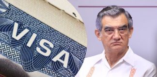 Américo Villarreal reafirma que aún tiene visa de EEUU