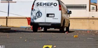 Agresión armada deja dos hombres sin vida frente al Palacio de Gobierno en Culiacán