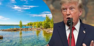 Trump amenaza con renombrar el Lago Ontario como ‘Lago América’ en medio del conflicto comercial con Canadá