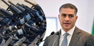 “Son armas de guerra”: Harfuch señala a EEUU por el origen del 80% de las armas aseguradas en México “Son armas de guerra”: Harfuch señala a EEUU por el origen del 80% de las armas aseguradas en México