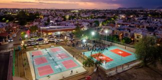 ‘Toño’ Astiazarán entrega obras del Presupuesto CRECES en el Deportivo Montecarlo en Hermosillo