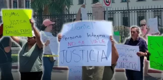 Llevará Daniel Humberto, exrecepcionista de clínica de sueros, proceso en libertad; familiares bloquearon por horas Centro de Hermosillo
