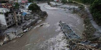 Inundación en Nepal suma 550 muertos y 2 mil 500 personas desaparecidas
