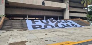 “Fuera Rocha”: empresarios, políticos y ciudadanos protestan contra la inseguridad en Sinaloa