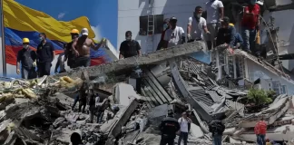 Aumenta cifra a 132 muertos tras terremoto de magnitud 7.4 en Colombia