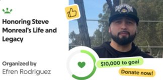 Realizan colecta de GoFundMe para apoyar a familia de Steve Monreal con gastos funerarios