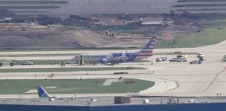Susto en aeropuerto de Chicago: explotan neumáticos de avión de American Airlines durante aterrizaje
