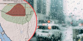 Alertan por tormentas fuertes en el norte de Sonora: lluvias intensas, descargas eléctricas y riesgo de crecidas repentinas