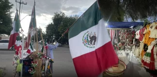 Bajan ventas de artículos patrios en Centro de Hermosillo a unos días de los festejos por la Independencia Bajan ventas de artículos patrios en Centro de Hermosillo a unos días de los festejos por la Independencia