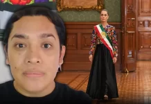 Balean casa de diseñador del vestido que usó Sheinbaum en el Grito; investigan posible extorsión