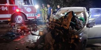 Aparatoso choque en carretera deja una mujer sin vida y dos lesionados graves en SLRC