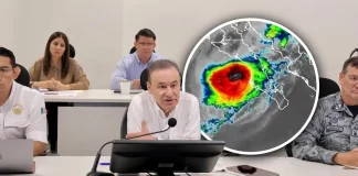 Reporta Alfonso Durazo saldo blanco tras paso del huracán ‘Polo’ por Sonora