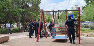 Estudiante sufre probable fractura tras caer de columpio para personas con discapacidad en Parque Madero de Hermosillo