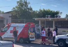 Menor de 13 años se desmaya y resulta lesionada en secundaria de Hermosillo