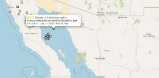 Sismo de 3.7 grados se registra cerca de Puerto Peñasco durante aniversario del terremoto de 1985