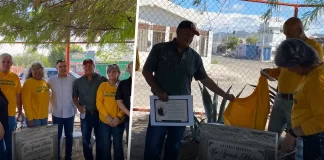 Reconocen a Ignacio Medina, vecino de Lomas de Madrid, por cuidar durante más de 25 años el parque de la colonia al norte de Hermosillo