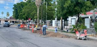 Continúan trabajos de cableado subterráneo en bulevar Hidalgo en Hermosillo Continúan trabajos de cableado subterráneo en bulevar Hidalgo en Hermosillo