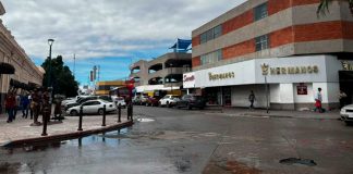 Cierran comercios del Centro de Hermosillo ante paso del huracán ‘Polo’