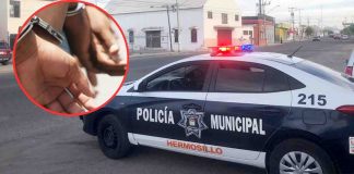 Detienen a tres jóvenes tras amenazar a cajero y robar tres caguamas en Bahía de Kino