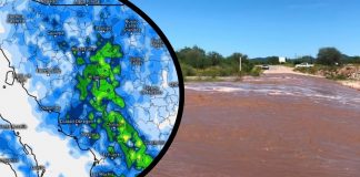 Lluvias provocan cierre carretero y crecida de arroyos en Sonora; prevén más tormentas nocturnas en estas zonas
