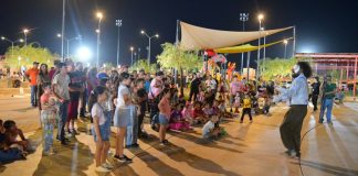 ‘Parque al Arte’ reúne a familias en el recién inaugurado Cárcamo H Cerro Colorado de Hermosillo