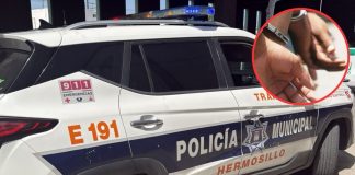 Detienen a joven con envoltorios de droga en colonia Ley 57 en Hermosillo