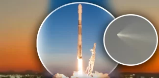 ¡El Falcon 9 de SpaceX surcó el cielo de Hermosillo!