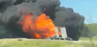 Se incendia tráiler en la carretera Empalme-Ciudad Obregón; cierran vialidad Se incendia tráiler en la carretera Empalme-Ciudad Obregón; cierran vialidad