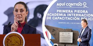 Sheinbaum exige a gobernador de Querétaro y embajador de EEUU explicar creación de academia de policías sin permiso del Gobierno