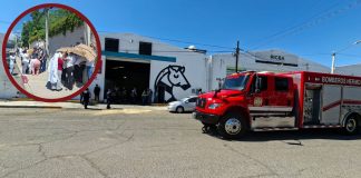 Evacuan a 110 trabajadores por fuga de gas en bodega de pastelería al poniente de Hermosillo