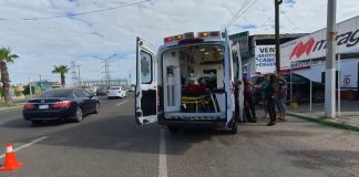 Choque entre dos pick up deja dos lesionados al sur de Hermosillo