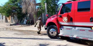 Vivienda queda en pérdida total tras incendio al norte de Hermosillo