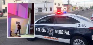 Auxilian elementos de Policía Municipal a bebé con problemas respiratorios en Hermosillo